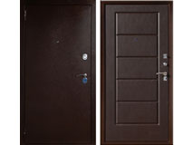 Дверь Юг-3 МДФ в цвете венге